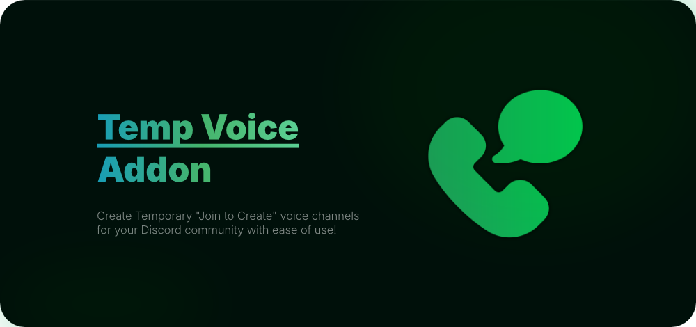 Temporary Voice Channels